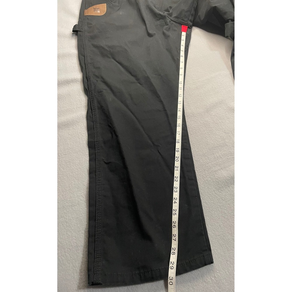 Wrangler Riggs Workwear Mens Black Ripstop Carpenter Pants 38x30‎ 103W020BL - Picture 10 of 14